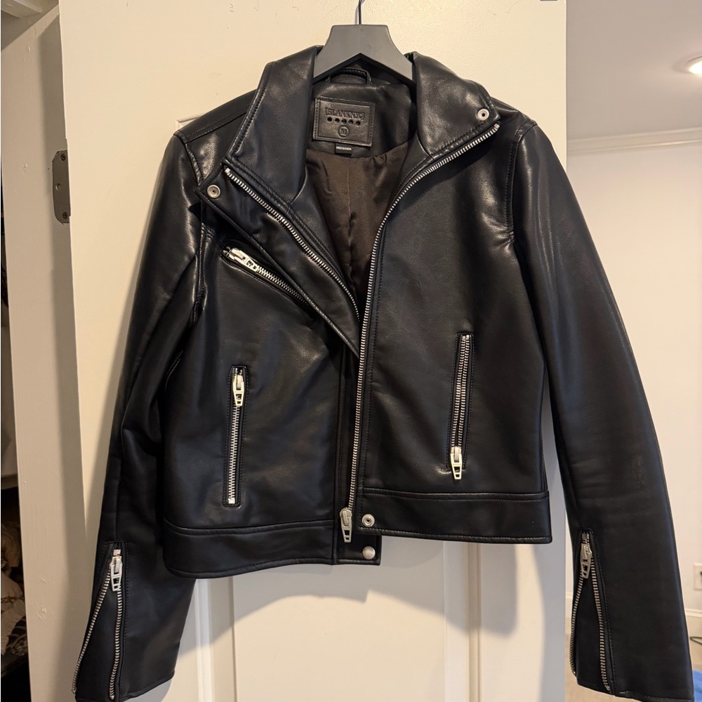 Blank NYC Black Leather Jacket